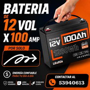 Bateria LiFePO4 12v x 100ah Humsienk - Img 56753960