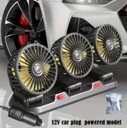 Ventilador USB para Auto de Tres Cabezas - Img 50373045