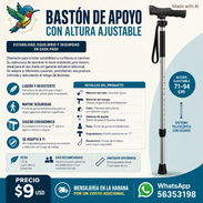 BASTÓN DE APOYO CON ALTURA AJUSTABLE - Img 56890287