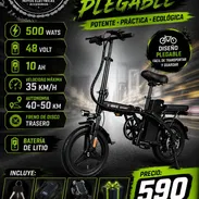 Bicicletas eléctrica plegables - Img 56516975