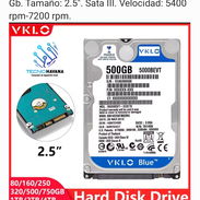 Disco duro HDD 500GB de laptop - Img 51412757