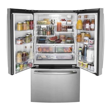 Refrigerador General Electric de puerta francesa de 36" con capacidad total de 27 pies cúbicos - 53226526 - Img 122900933