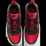 Zapatillas Nike Court Borough Low en rojo y negro - 2/3