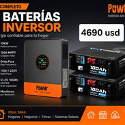 kit completo 2 baterías mas inversor de 10kw. emilivariedad 💯 - Img 56991463