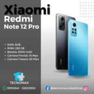 (TECNOMAX) Xiaomi Redmi Note 12 Pro • 8GB/ 256GB• NUEVO EN CAJA• 59152641 - Img 45584575