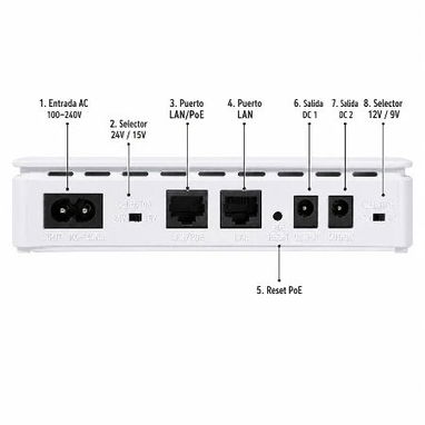 DC UPS M1550 – Mini UPS / Power Bank para Redes y Equipos de Seguridad - Img 123494813