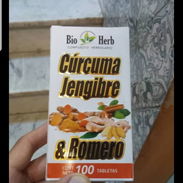 Curcuma, jengibre y romero(100 pastillas) - Img 56642569
