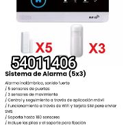 !!!Sistema de Alarma (5x3) Alarma inalámbrica, sonido fuerte / 5 sensores de puertas / 3 sensores de movimiento!! - Img 45798331