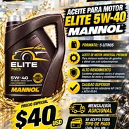 ‼️ACEITE DE MOTOR ELITE 5W-40 MANNOL ‼️ - Img 58036310