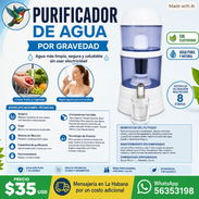 FILTRO PURIFICADOR DE AGUA POR GRAVEDAD - Img 56796412