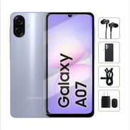Teléfono Samsung Galaxy A07 EU A075F/DS 4Gb Ram, 128Gb Almacenamiento, Con Cover, Mica y Audífonos - Morado - Img 53213402