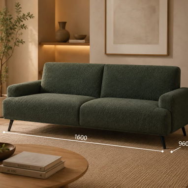 Sofá Doble Luxury Verde(CVV+) - 2/3