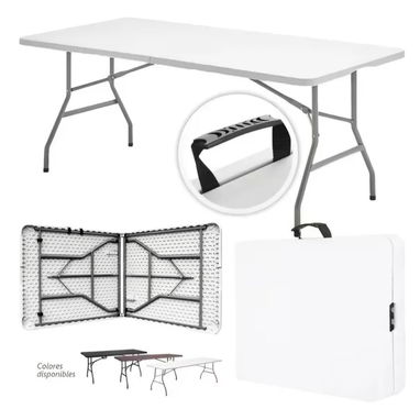 Mesa plástica plegable de 6 pies - 2/2