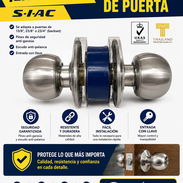 Picaporte de seguridad nuevo Resistente y duradero 💪 Viene con 3 llaves incluidas 🔑 📦 Instalación fácil | - Img 55764162