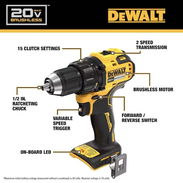 Taladro Atornilladora DeWalt 20V MAX - Img 57564176