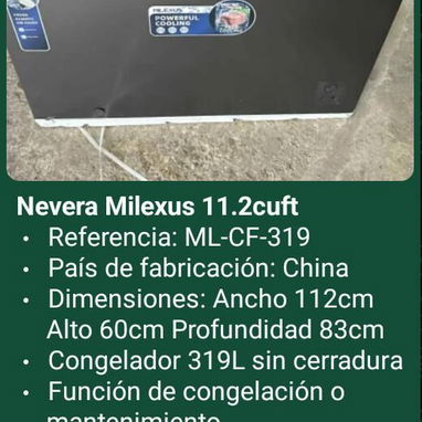 Neveras de varios pies y marcas (Desde $180 hasta $695) - Img 123480802