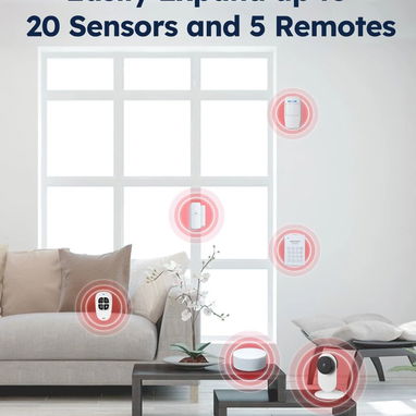 Sistema de Alarma WiFi Tolviviov 8 Piezas para Puertas y Ventanas, Garantía de  1 mes, Entrega por costo adicional  segu - 4/5
