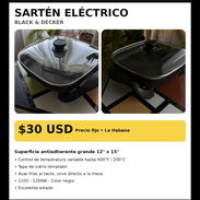 Sartén Eléctrico Black & Decker - Img 57480267