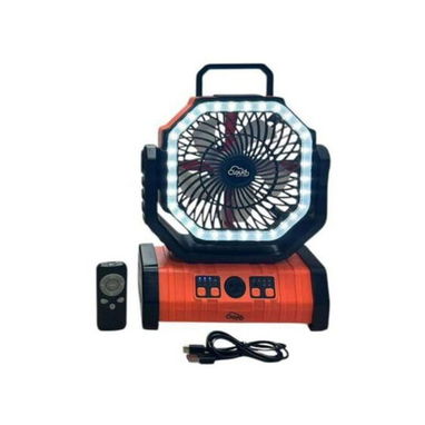 💨Ventilador recargable con luz LED color naranja 🍊 - Img 127973633