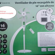 Ventiladores de pedestal recargable nuevos en cajas de 16 pulgadas - Img 56133159