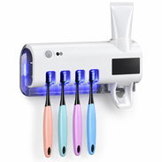 Portacepillo con luz UV y dispensador de pasta de dientes - Img 57754605