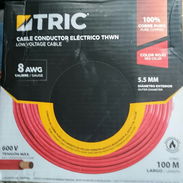 Rollo de cable calibre 8 cobre puro - Img 57997724