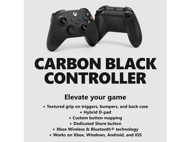 0km✅ Control Xbox Core Wireless Black 📦 Controller, 2x AA Battery ☎️56092006 - Img 64354463