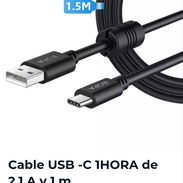 🔌 Cable USB-C 1HORA — 1 metro  🔌 Tenemos variedad de cables y accesorios disponibles. Consulta por los modelos y preci - Img 57215767