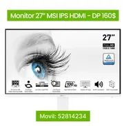 Monitor MSI Pro 27pulg HDMI DP 52814234 - Img 57288835