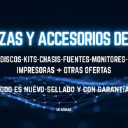 PIEZAS Y ACCESORIOS DE PC(DISCOS-KITS-CHASIS-FUENTES-MONITORES-IMPRESORAS + OTRAS OFERTAS). TODO ES NUEVO CON GARANTÍA. - Img 55752869