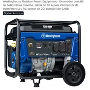 Westinghouse WGen5300CV Planta eléctrica 5300/6600w .,.vpe - Img 55404752