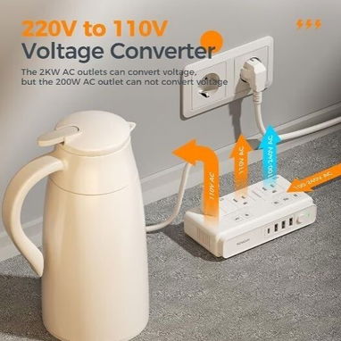 ☎️53544655 🛵 Entrega Disponible ⭐ TESSAN Extensión Eléctrica con USB – Regleta Multitoma⭐ - Img 119110050