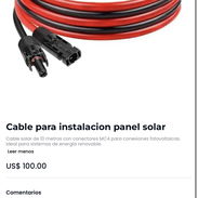 cable de panel solar 10 metros cable para panel solar - Img 56843662