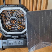 Ventilador recargable F26 con panel solar  de 20000mah - Img 57987921
