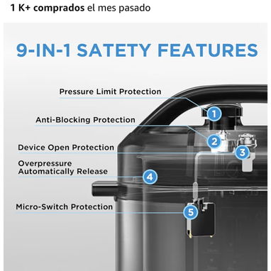 🍲✨ En venta: Olla a presión eléctrica Midea 12 en 1 - Img 125762419