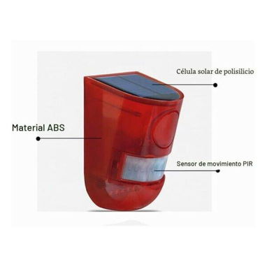 Sensor de movimiento con panel solar marca SACO - 3/3