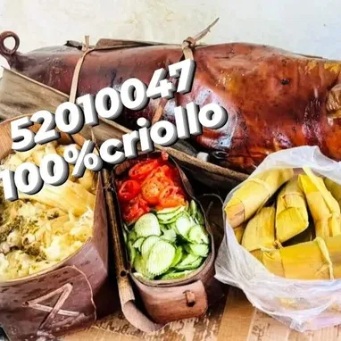 Comida criolla,puerco asado , pierna asada ,comida cubana , puerco asado - 2/10