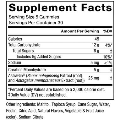 💪 Force Factor Creatine Monohydrate Gummies – 150 Gomitas (5g por porción) - 3/4