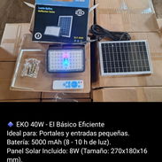 Reflectores Solares EKO iluminaria con panel Solar de 40w 80w y 120w - Img 54641193