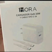 CARGADOR TIPO C DE 20W Y CABLE TIPO C A TIPO C DE 3A CARGA RÁPIDA Y TRANSFIEREN DATOS MIDE 1m (MARCA 1HORA) - Img 57570546