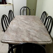 Juego de comedor de 6 sillas de uso - Img 54401317