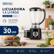 LICUADORA CON PROCESADOR DE ALIMENTOS ROYAL. Factura + Garantía - Img 55563534