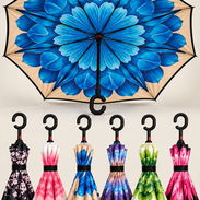 ☂️ Sombrilla Inversa con Diseños Florales – 8 Varillas - Img 58024690