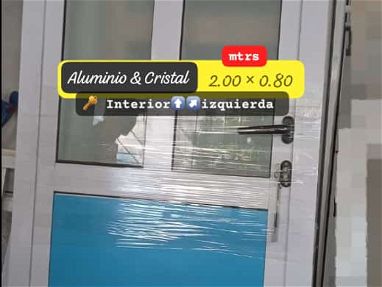 Puerta aluminio 2.00×0.80 puertas - Img main-image