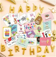 Tarjetas de cumpleaños con sobres y pegatina - Img 45690229