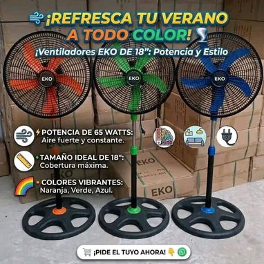 Ventiladores recargables y eléctricos - 10/10