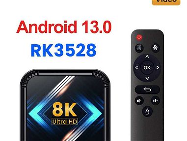 Precio 15.000 cup  buen precio aprovechen  DQ08 RK3528 Smart TV Box  Android 13 hasta 4Kx2K a 60fps AVS2 4KX2K a 60fps M - Img 65038022