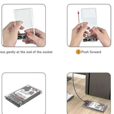 Caja 2.5 con su cable 3.0 para convertir discos duros internos en externo!! - Img 56685200