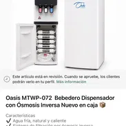 Oasis MTWP-072 Bebedero Dispensador con Ósmosis Inversa Nuevo en caja - Img 55919316