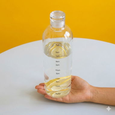 Botellas De Agua Transparentes Claras y Oscuras 700ml - Img 119036944